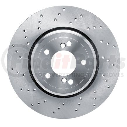 62031091D by DYNAMIC FRICTION COMPANY - Disc Brake Rotor - Drilled