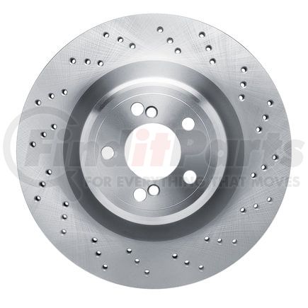 62031155D by DYNAMIC FRICTION COMPANY - DFC Brake Rotor - Drilled