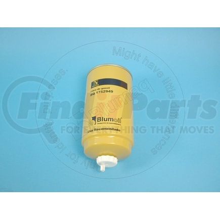 BF1268 by BLUMAQ - Fuel Filter - Spin-On, 187.3 mm. Length, 93.7 mm. OD, 1-14 Thread