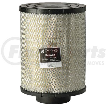 B085011 by DONALDSON - Air Filter - 11.00 in. body length, Primary Type, Round Style, Cellulose Media Type