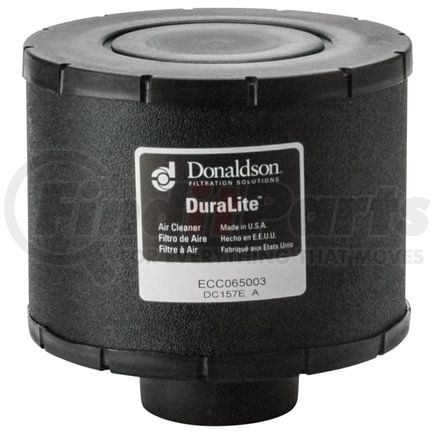 C065003 by DONALDSON - Air Filter - 5.00 in. body length, Primary Type, Round Style, Cellulose Media Type