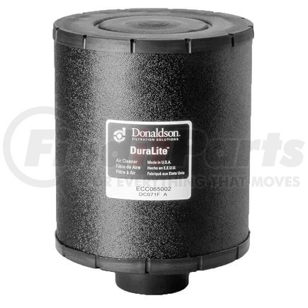 C065002 by DONALDSON - Air Filter - 7.50 in. body length, Primary Type, Round Style, Cellulose Media Type