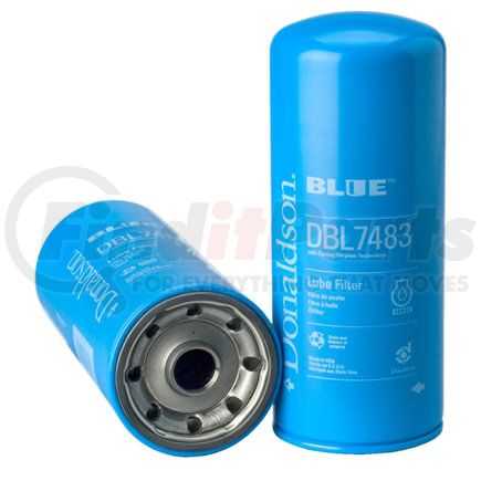 DBL7483 by DONALDSON - Engine Oil Filter - 10.31 in., Full-Flow Type, Spin-On Style, Synteq Media Type