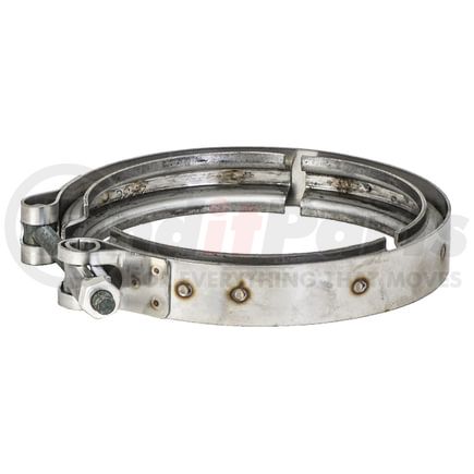 J009613 by DONALDSON - Exhaust Clamp - Stainless Steel, V-Band Style