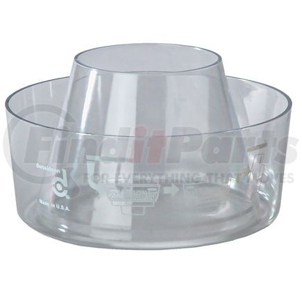 P020227 by DONALDSON - Air Cleaner Bowl - 4.12 in. Length, 3.50 in. Inner dia., 7.24 in. Outer dia.