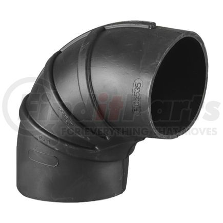 P105535 by DONALDSON - Engine Air Intake Elbow Hose - 45 deg. angle, Rubber