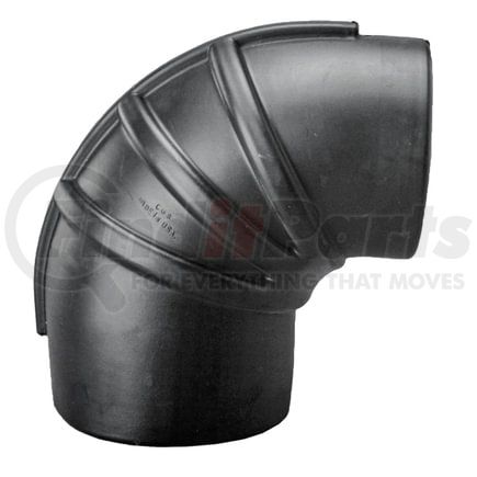 P143895 by DONALDSON - Engine Air Intake Elbow Hose Connector - 90 deg. angle, Rubber