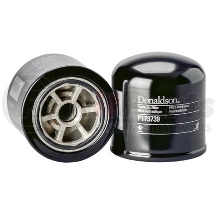 P173739 by DONALDSON - Hydraulic Filter - 3.93 in., Spin-On Style, Synthetic Media Type