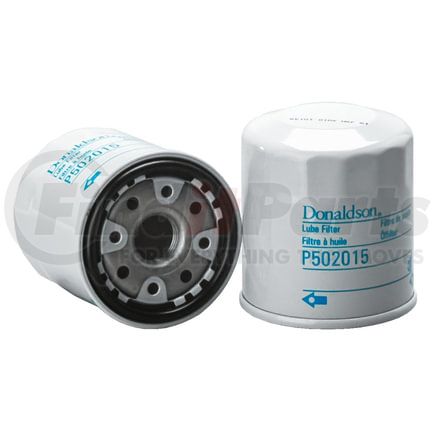 P502015 by DONALDSON - Engine Oil Filter - 2.91 in., Full-Flow Type, Spin-On Style, Cellulose Media Type, with Bypass Valve