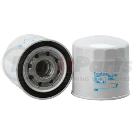 P502042 by DONALDSON - Engine Oil Filter - 4.72 in., Combination Type, Spin-On Style, Cellulose Media Type, with Bypass Valve