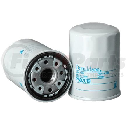 P502019 by DONALDSON - Engine Oil Filter - 3.54 in., Full-Flow Type, Spin-On Style, Cellulose Media Type, with Bypass Valve