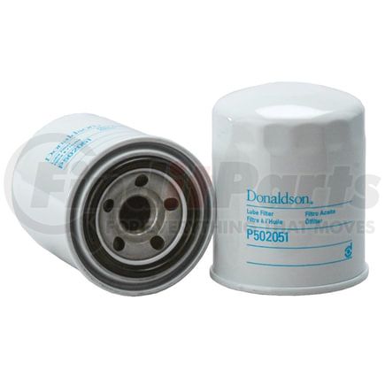 P502051 by DONALDSON - Engine Oil Filter - 3.94 in., Full-Flow Type, Spin-On Style, Cellulose Media Type, with Bypass Valve