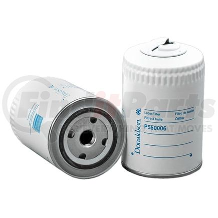 P550006 by DONALDSON - Engine Oil Filter - 5.87 in., Full-Flow Type, Spin-On Style, Cellulose Media Type, with Bypass Valve