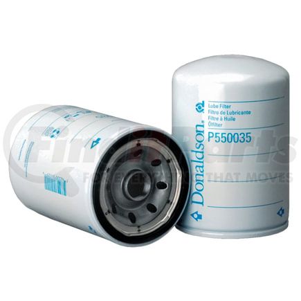 P550035 by DONALDSON - Engine Oil Filter - 5.35 in., Full-Flow Type, Spin-On Style, Cellulose Media Type