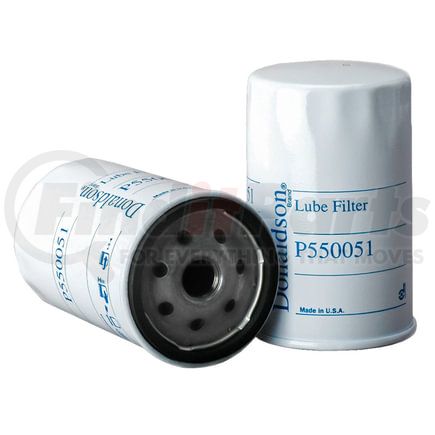 P550051 by DONALDSON - Engine Oil Filter - 5.08 in., Full-Flow Type, Spin-On Style, Cellulose Media Type