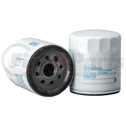 P550127 by DONALDSON - Fuel Filter - 3.35 in., Spin-On Style, Cellulose Media Type