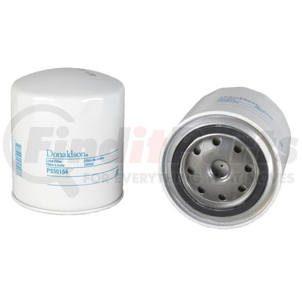 P550154 by DONALDSON - Engine Oil Filter - 4.29 in., Bypass Type, Spin-On Style, Cellulose Media Type