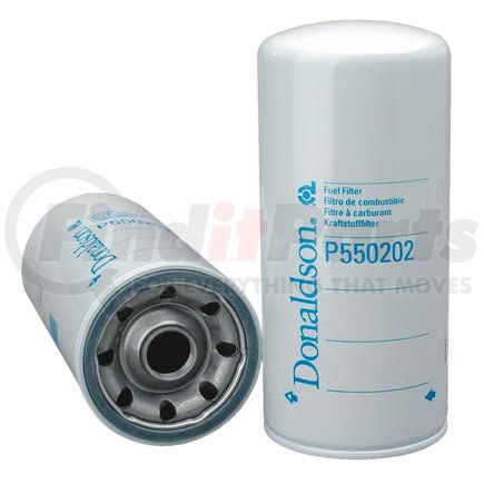 P550202 by DONALDSON - Fuel Filter - 10.24 in., Spin-On Style, Cellulose Media Type