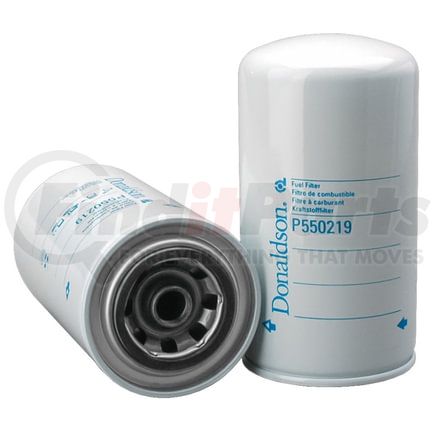 P550219 by DONALDSON - Fuel Filter - 7.95 in., Spin-On Style, Cellulose Media Type