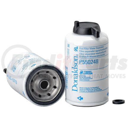 P550248 by DONALDSON - Fuel Filter - 5.81" Water Separator Type, Spin-On Style, Cellulose Media Type