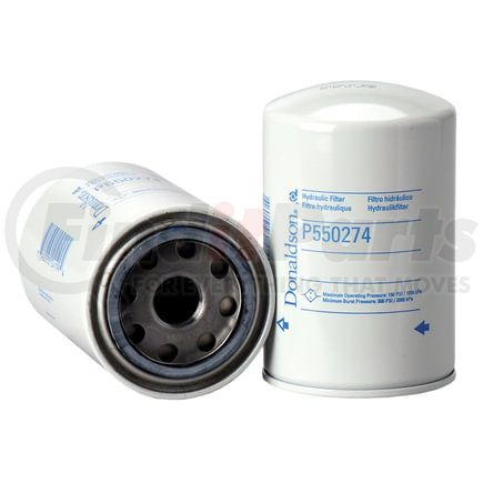 P550274 by DONALDSON - Hydraulic Filter - 5.76 in., Spin-On Style, Wire Mesh Media Type