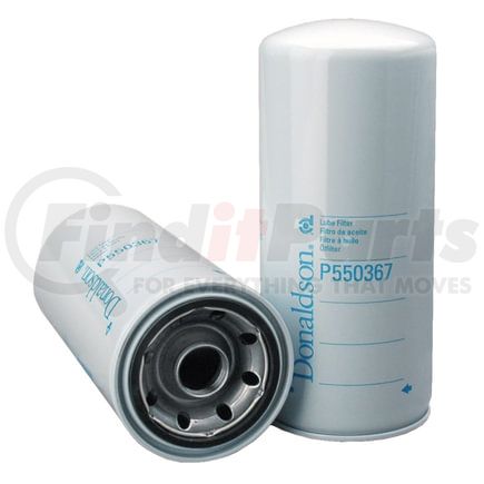 P550367 by DONALDSON - Engine Oil Filter - 12.13 in., Full-Flow Type, Spin-On Style, Cellulose Media Type, with Bypass Valve