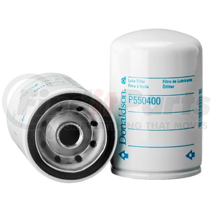 P550400 by DONALDSON - Engine Oil Filter - 4.72 in., Full-Flow Type, Spin-On Style, Cellulose Media Type, with Bypass Valve