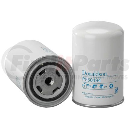 P550494 by DONALDSON - Fuel Water Separator Filter - 5.67 in., Water Separator Type, Spin-On Style, Cellulose Media Type