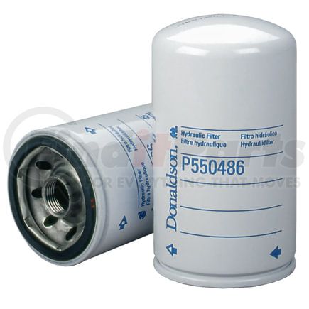 P550486 by DONALDSON - Hydraulic Filter - 5.50 in., Spin-On Style, Cellulose Media Type