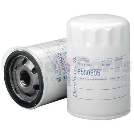 P550505 by DONALDSON - Engine Oil Filter - 4.45 in., Full-Flow Type, Spin-On Style, Cellulose Media Type