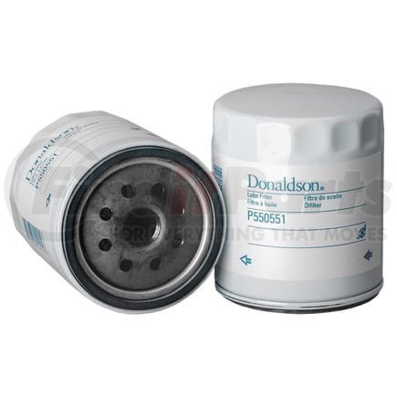 P550551 by DONALDSON - Lube Filter, Spin-On, Bypass