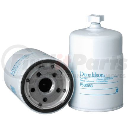 P550553 by DONALDSON - Fuel Filter - 6.23" Water Separator Type, Spin-On Style