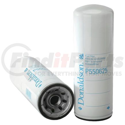 P550625 by DONALDSON - Fuel Filter - 10.43 in., Secondary Type, Spin-On Style, Cellulose Media Type