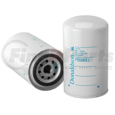 P550643 by DONALDSON - Fuel Filter - 6.33 in., Spin-On Style