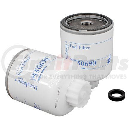 P550690 by DONALDSON - Fuel Filter - 4.40" Water Separator Type, Spin-On Style