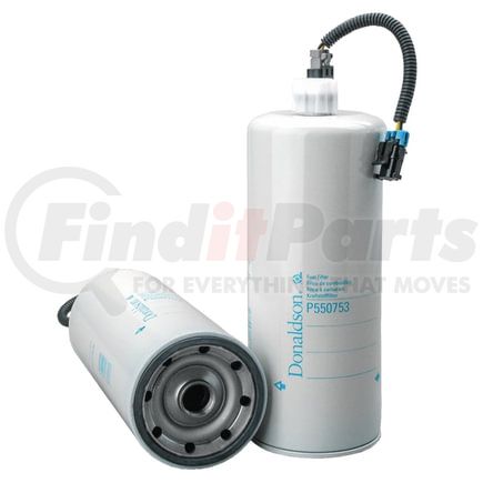 P550753 by DONALDSON - Fuel Filter - 10.38" Water Separator Type, Spin-On Style