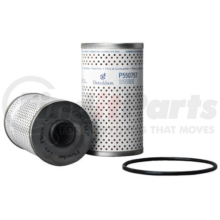 P550757 by DONALDSON - Fuel Filter - 7.00 in., Primary Type, Cartridge Style, Cellulose Media Type