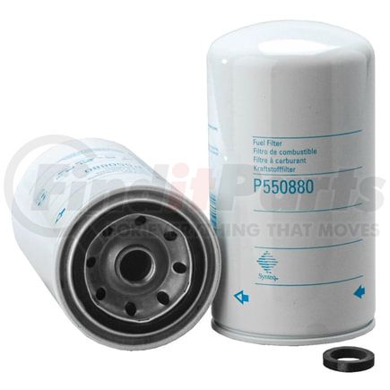 P550880 by DONALDSON - Fuel Filter - 6.85 in., Secondary Type, Spin-On Style, Meltblown Media Type