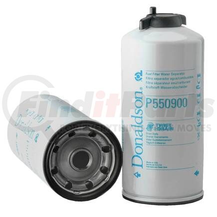 P550900 by DONALDSON - Fuel Filter - 9.78" Water Separator Type, Spin-On Style, Cellulose Media Type