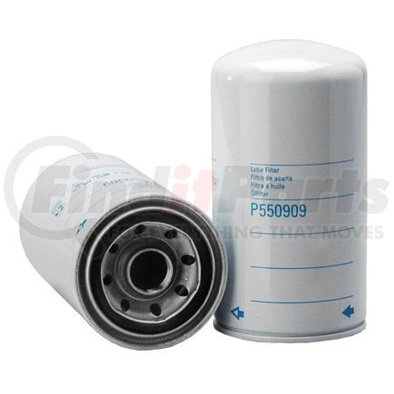 P550909 by DONALDSON - Engine Oil Filter - 6.93 in., Full-Flow Type, Spin-On Style, Cellulose Media Type