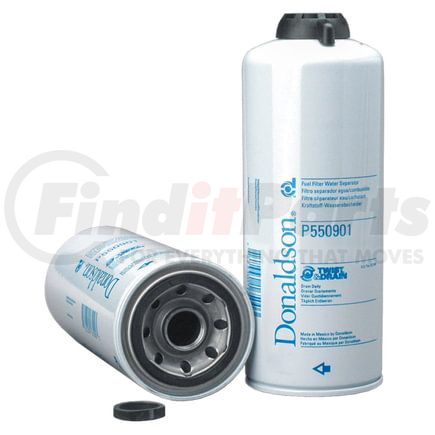 P550901 by DONALDSON - Fuel Filter - 9.92" Water Separator Type, Spin-On Style, Cellulose Media Type