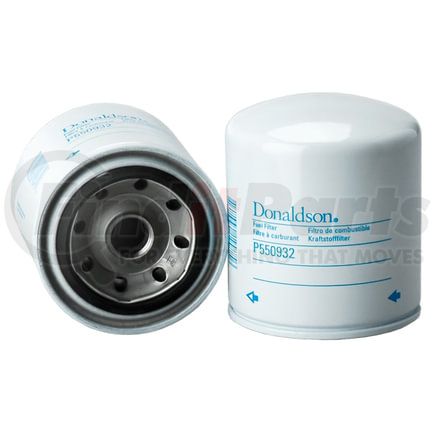 P550932 by DONALDSON - Fuel Filter - 4.21 in., Spin-On Style, Cellulose Media Type