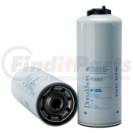 P550937 by DONALDSON - Fuel Filter - 12.24" Water Separator Type, Spin-On Style, Cellulose, Meltblown Media Type