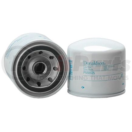 P550935 by DONALDSON - Engine Oil Filter - 3.39 in., Full-Flow Type, Spin-On Style, Cellulose Media Type, with Bypass Valve