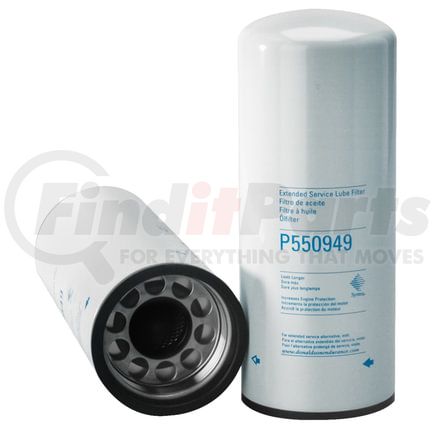 P550949 by DONALDSON - Engine Oil Filter - 11.69 in., Full-Flow Type, Spin-On Style, Synthetic Media Type