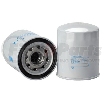 P550973 by DONALDSON - Engine Oil Filter - 5.87 in., Combination Type, Spin-On Style, Cellulose Media Type