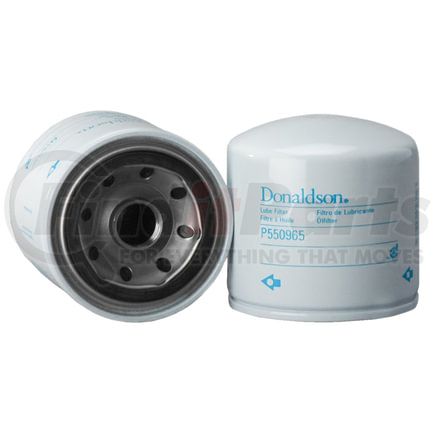 P550965 by DONALDSON - Engine Oil Filter - 3.58 in., Full-Flow Type, Spin-On Style, Cellulose Media Type, with Bypass Valve