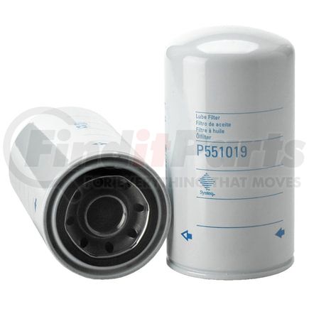 P551019 by DONALDSON - Engine Oil Filter - 6.85 in., Full-Flow Type, Spin-On Style, Synthetic Media Type