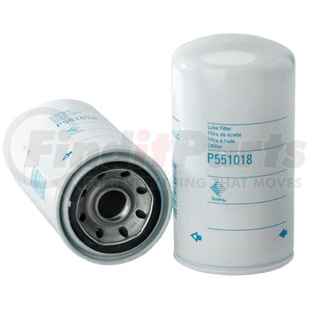 P551018 by DONALDSON - Engine Oil Filter - 6.85 in., Full-Flow Type, Spin-On Style, Synthetic Media Type