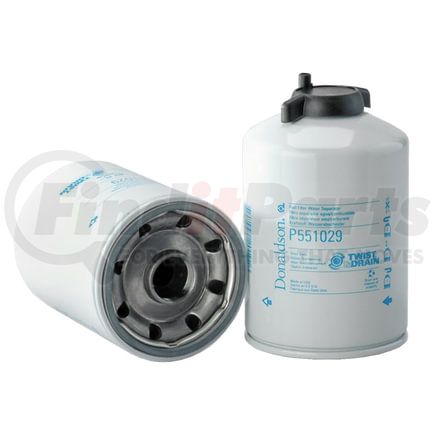 P551029 by DONALDSON - Fuel Filter - 6.81" Water Separator Type, Spin-On Style, Cellulose Media Type